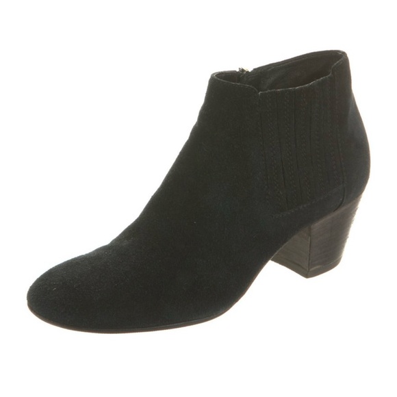 Aquatalia Black Suede Ankle Booties - Picture 7 of 8